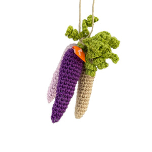 Decorazione crochet "Carote di Polignano"