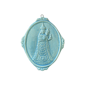 Medaglione “Madonna di Loreto” in ceramica (M)