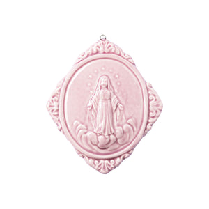 Medaglione “Madonna Assunta in Cielo” in ceramica (M)
