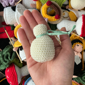 Portachiavi crochet "Scamorza"