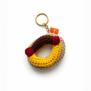 Portachiavi crochet "Zeppola"