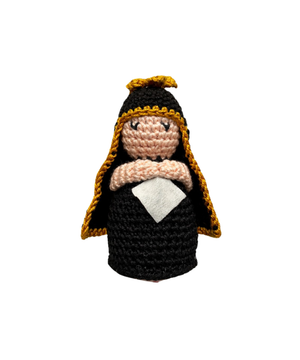 Decorazione crochet "Madonna Addolorata"