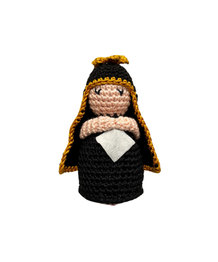 Decorazione crochet "Madonna Addolorata"