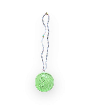 Collana nodino con ciondolo ceramica "Sant'Antonio da Padova"