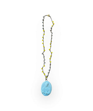 Collana crochet "Sacro cuore di Gesù"
