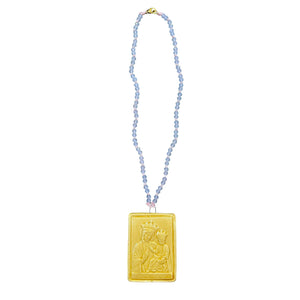 Collana con ciondolo ceramica "Madonna della Salute"