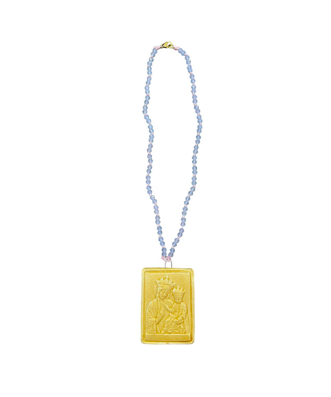 Collana con ciondolo ceramica "Madonna della Salute"