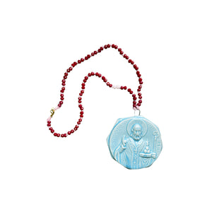 Collana con ciondolo ceramica "San Nicola"