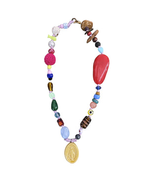 Collana "Tutti Frutti" con ciondolo in ceramica