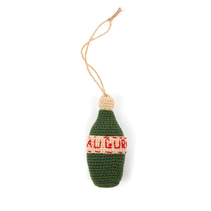 Decorazione crochet "Champagne"