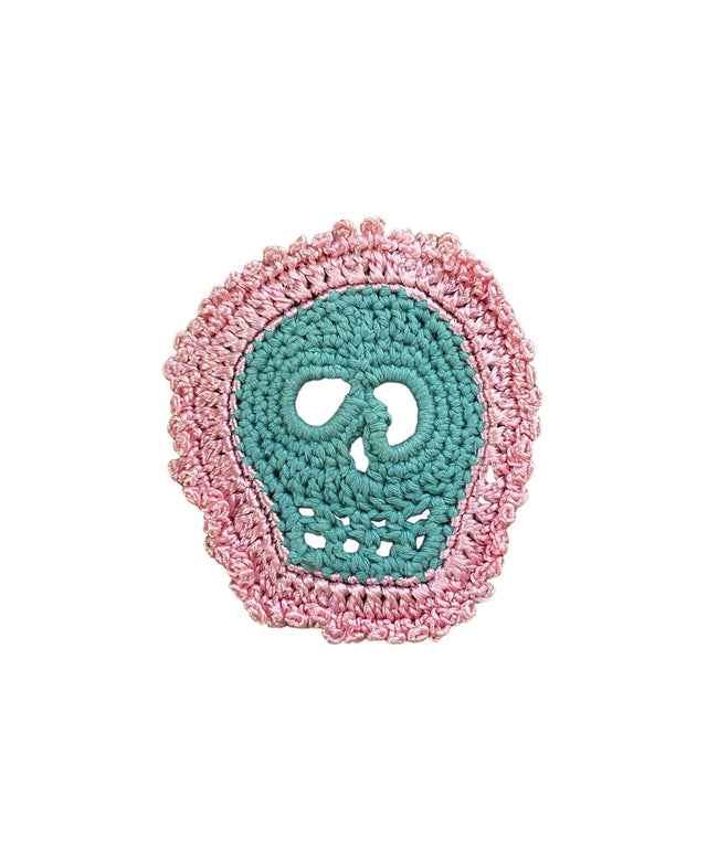 Sottobicchiere crochet “Santa Muerte”