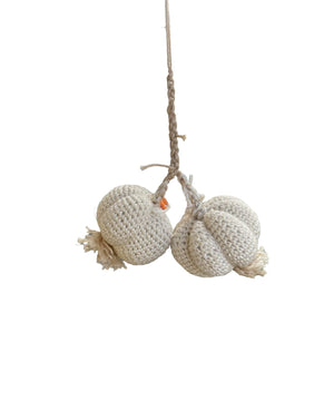 Decorazione crochet "Aglio"