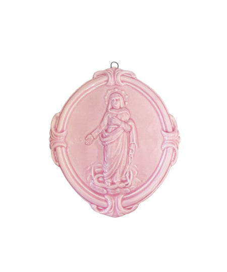 Medaglione “Madonna Immacolata” in ceramica (L)