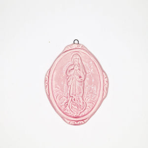 Medaglione “Madonna Immacolata” in ceramica (M)