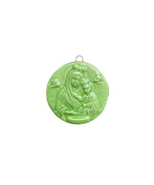 Medaglione “Madonna del Pozzo” in ceramica (XS)