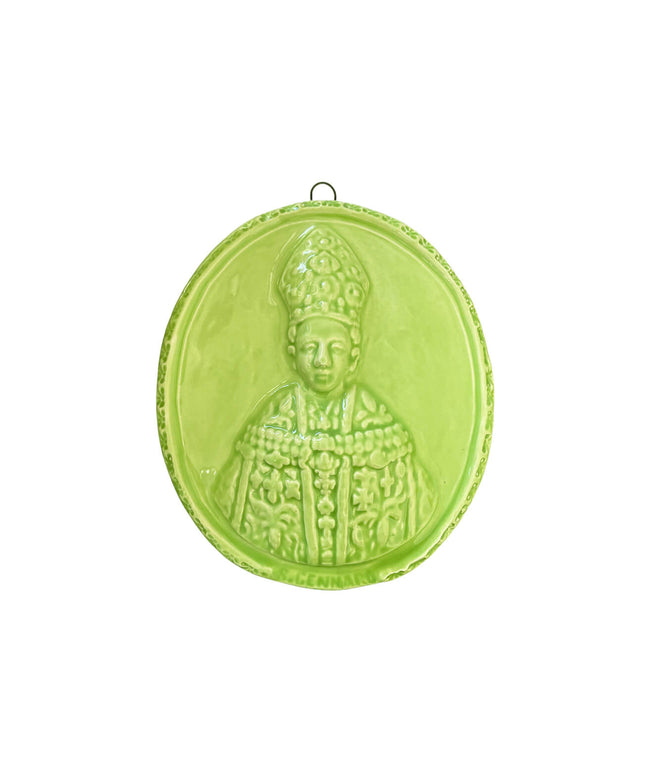 Medaglione “San Gennaro” in ceramica (M)