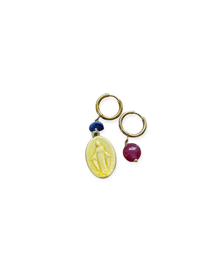 ORECCHINI D'ORO CANDY COLOURS | Progettato da Joidart | Collezione Candy Colours | Metallo placcato oro 24K | piccoli orecchini a bottone ORECCHINI D'ORO CANDY COLOURS | Progettato da Joidart | Collezione Candy Colours | Metallo placcato oro 24K | piccoli orecchini a bottone