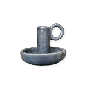 Portacandela "Buscia" in ceramica