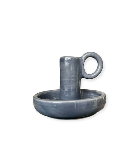 Portacandela "Buscia" in ceramica