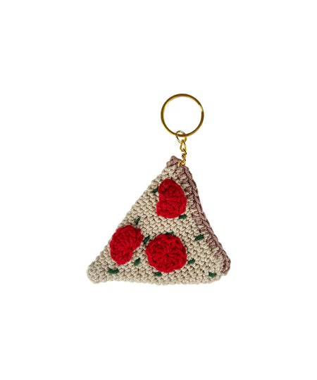 Portachiavi crochet “Spicchio Pizza"