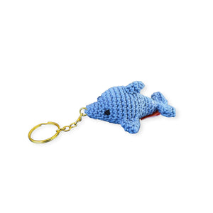 Portachiavi crochet "Delfino"