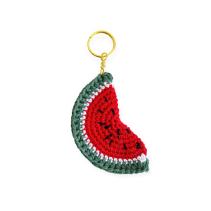 Portachiavi crochet “Fetta di anguria”