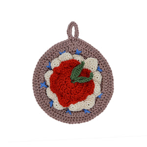 Crochet kitchen pot holder “Pizza”