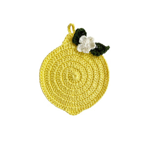 Presina da cucina crochet "Limone"