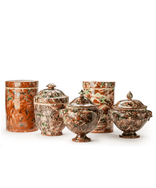 Vases - Vaso in Porcellana con coperchio Vases - Vaso in Porcellana con coperchio