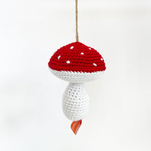 Decorazione crochet "Fungo"