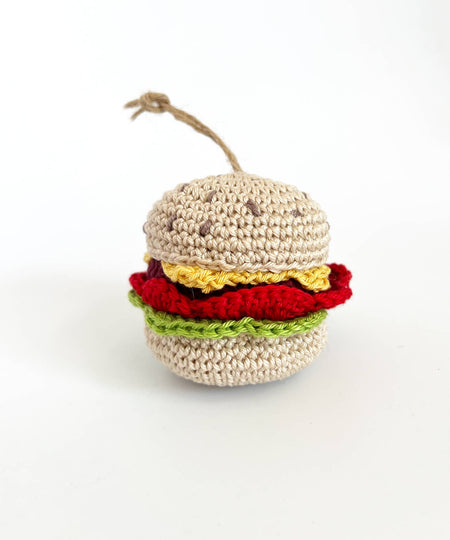 Decorazione crochet "Hamburger"