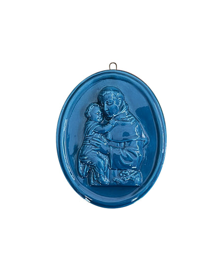 Medaglione “Sant’Antonio da Padova” in ceramica (M)