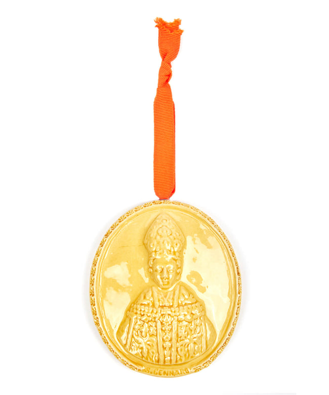 Medaglione “San Gennaro” in ceramica (M)