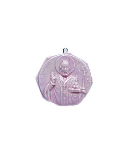 Medaglione “San Nicola di Bari” in ceramica (XS)