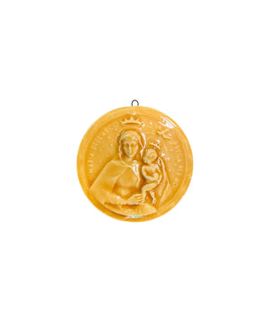 Medaglione “Madonna dell'Arco” in ceramica (S)