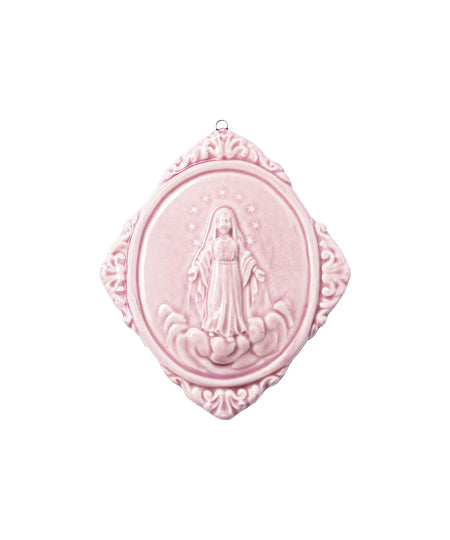Medaglione “Madonna Assunta in Cielo” in ceramica (M)