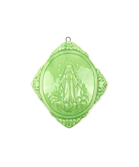 Medaglione “Madonna Assunta in Cielo” in ceramica (M)