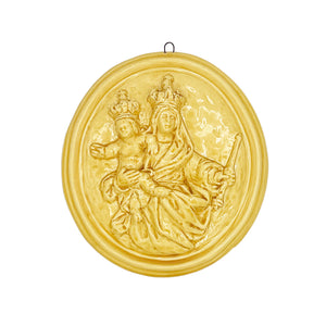 Medaglione “Madonna della Fontana” in ceramica (XL)