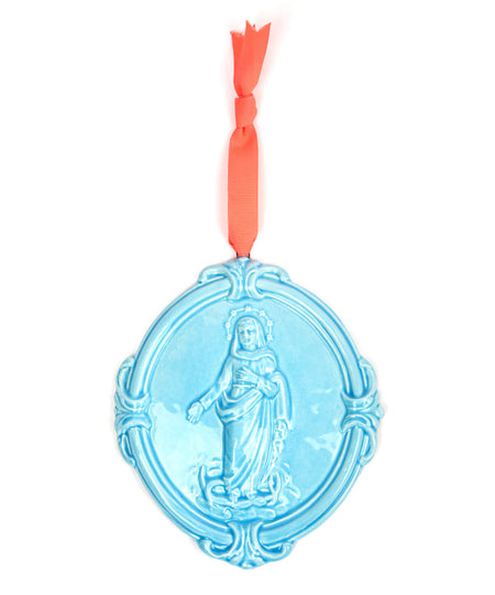 Medaglione “Madonna Immacolata” in ceramica (L)