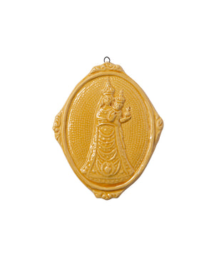 Medaglione “Madonna di Loreto” in ceramica (M)