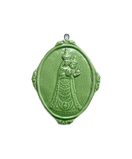 Medaglione “Madonna di Loreto” in ceramica (M)