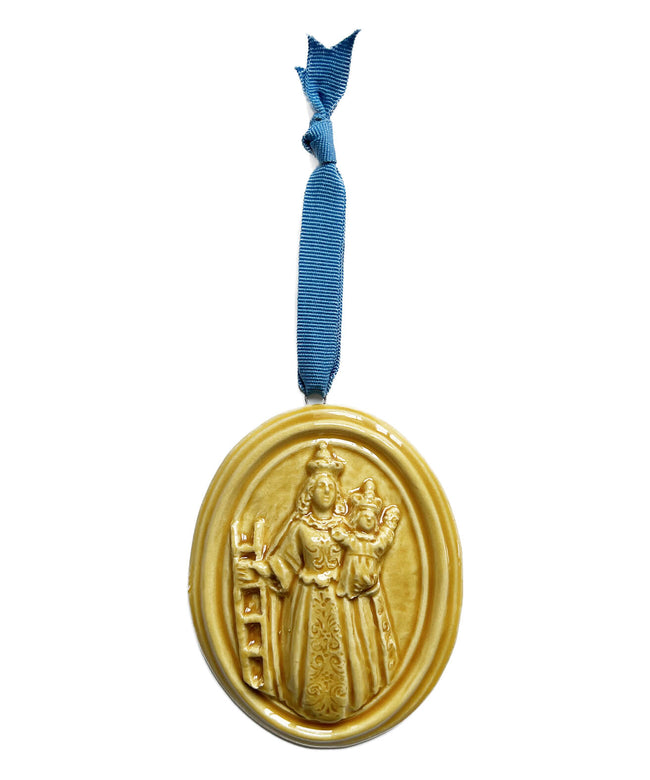 Medaglione “Madonna della Scala” in ceramica (M)