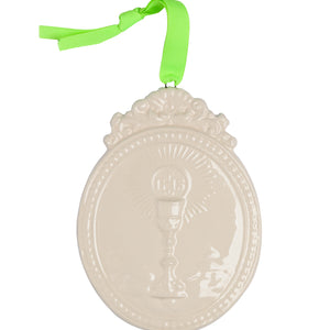 Medaglione “Sacramento Eucaristico” in ceramica (L)