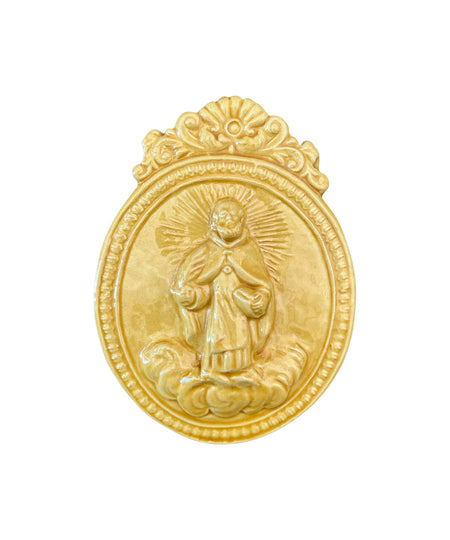 Medaglione “San Ciro” in ceramica (L)