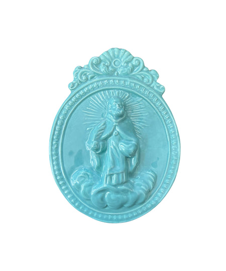 Medaglione “San Ciro” in ceramica (L)