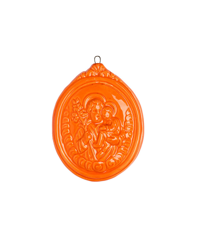 Medaglione “San Giuseppe” in ceramica (M)