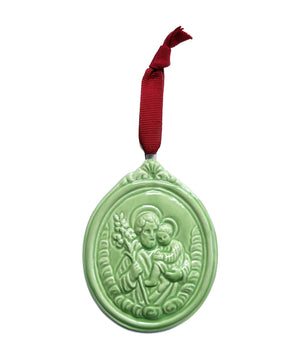Medaglione “San Giuseppe” in ceramica (M)