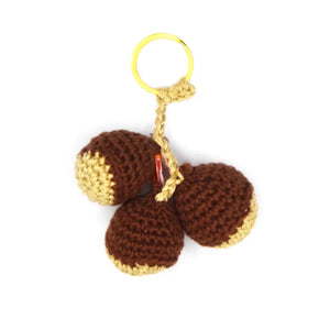 Portachiavi crochet “Castagne"