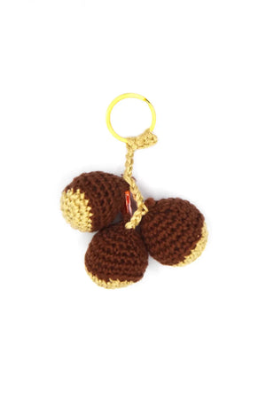 Portachiavi crochet “Castagne"