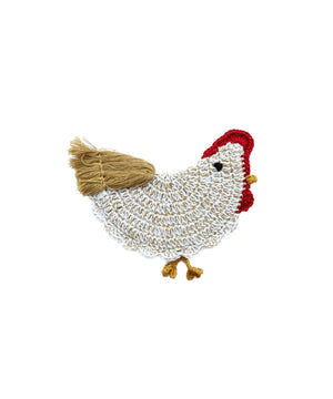 Presina da cucina crochet "Galletto"
